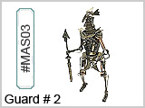 MAS03 Guard No. 3 Metal Art Sculpture THUMBNAIL