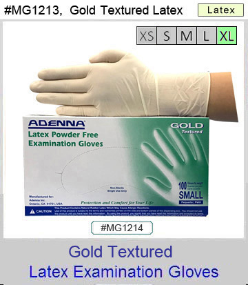 MG1213 Gold Textured Latex gloves MAIN