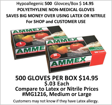 MG1216 AMMEX Poly Gloves MAIN
