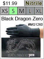 MG1260, Black Zero Nitrile Gloves THUMBNAIL