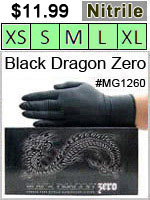 MG1260, Black Zero Nitrile Gloves THUMBNAIL