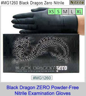 MG1260, Black Zero Nitrile Gloves MAIN