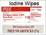 MK1331 Providone Iodine Swab Sticks, Wipes THUMBNAIL