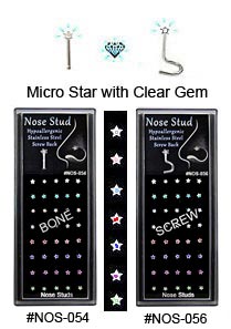 NOS-056 NOS-057 Clear Gem Micro-Stars THUMBNAIL