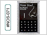NOS071 Mini-Box Nose Studs Asst. Gems THUMBNAIL
