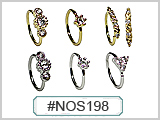 NOS198A Hand Bendable Nose Rings THUMBNAIL