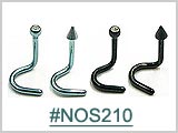 NOS211, Titanium Coated Nostril Screws THUMBNAIL