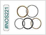 #NOS221 Micro Nose Hoop by Each THUMBNAIL