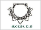 #NOS269,  SS Decorative Hearts THUMBNAIL