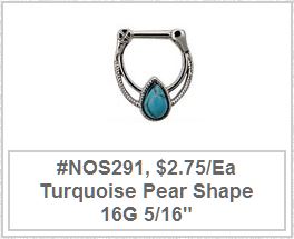 #NOS291 Turquoise Pear Shape MAIN
