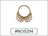 #NOS294 Gold Plated Filigree THUMBNAIL