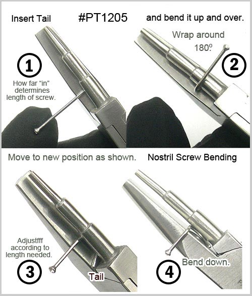 PT1205 Nostril Screw Bending Plier MAIN