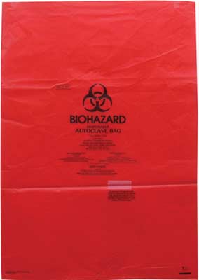 Red Bags, Hazard Waste. Autoclavable Bags MAIN