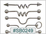 SB0249 14 Gauge Ear Project Industrial Bars MAIN