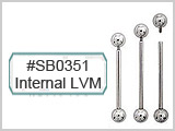 sb0351, 14G Hand Polish Internal Barbells THUMBNAIL