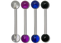 SB2068 Transparent Color Ball Barbell THUMBNAIL