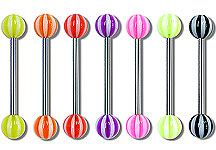 SB3127 Beach Ball Barbell 14 Gauge 3/4" THUMBNAIL