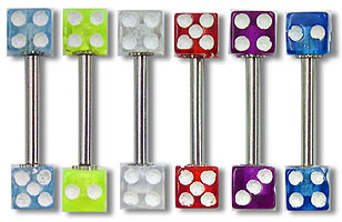 SB3412 UV Dice Barbells MAIN