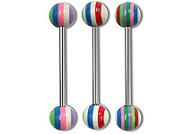 SB5130 Stripes Barbells THUMBNAIL