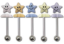 SB5180 Smiley Star Barbell THUMBNAIL
