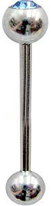 SB5300 14 Gauge 3/4" Gem Barbell MAIN