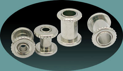 SE0252 Ribbed End Threaded Ear Tunnel MAIN