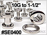 SE0400 Threaded Tunnel Stainless Steel THUMBNAIL