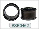SE0462, Black Single Flared Tunnels MAIN