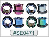SE0471, Color Single Flared Tunnels THUMBNAIL
