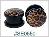 SE0550, Leopard Plastic Threaded Tunnels THUMBNAIL