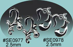 SE0977 Ear Talon Stainless Steel Pair MAIN
