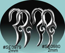 SE0979 Ear Talon Stainless Steel Pair MAIN
