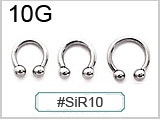 10G Basic Circular Barbells #SIR10G THUMBNAIL