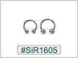 SiR1605, 16G U.S. Circular Barbell 316LVM MAIN