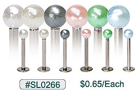 SL0266 16G Pearl Color Labret MAIN