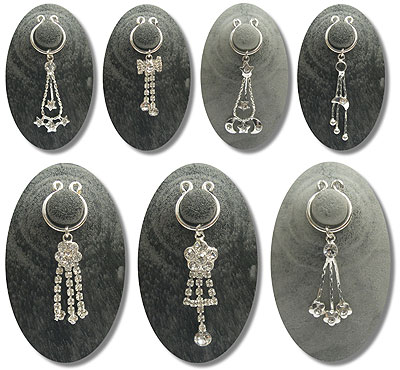 SN0114 Silver Nipple Clip-On MAIN