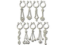SN0117 Silver Nipple Clip-On THUMBNAIL