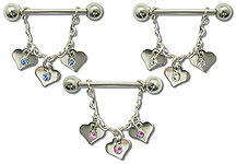 SN0265 Nipple Hearts Dangle THUMBNAIL