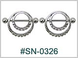 SN0326 Double Gem Ring Nipple THUMBNAIL