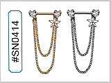 SN0414 Double Hearts, Chains, MQ Flower THUMBNAIL