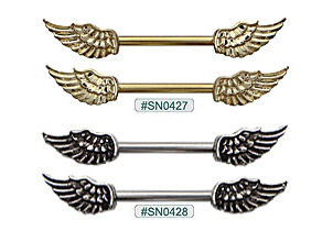 SN0427, Wing Nipple Barbell MAIN