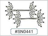 SN0441 10 Marquise Nipple Bars THUMBNAIL