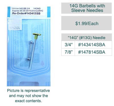 Special Barbell Sleeve Needle MAIN