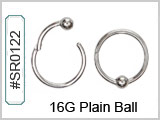SR0122, 16G, Clicker w/ Plain SS Ball  THUMBNAIL