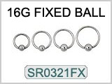 SR0321FX, 16G Fixed Welded-Ball SS Ring MAIN