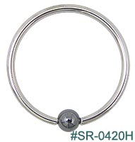 14 Gauge CBR -Hematite Large Diameter MAIN