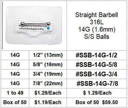 SSB Straight Barbells MAIN