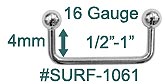 Surface Bars, 16 Gauge THUMBNAIL