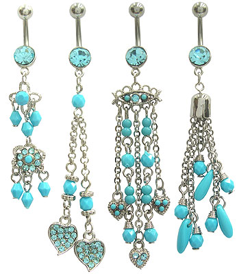 SV0315 Turquoise Color Bead Dangles MAIN