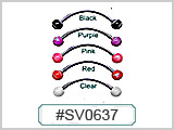 SV0637 16 G 1/2" Gauge Swirl Ball THUMBNAIL